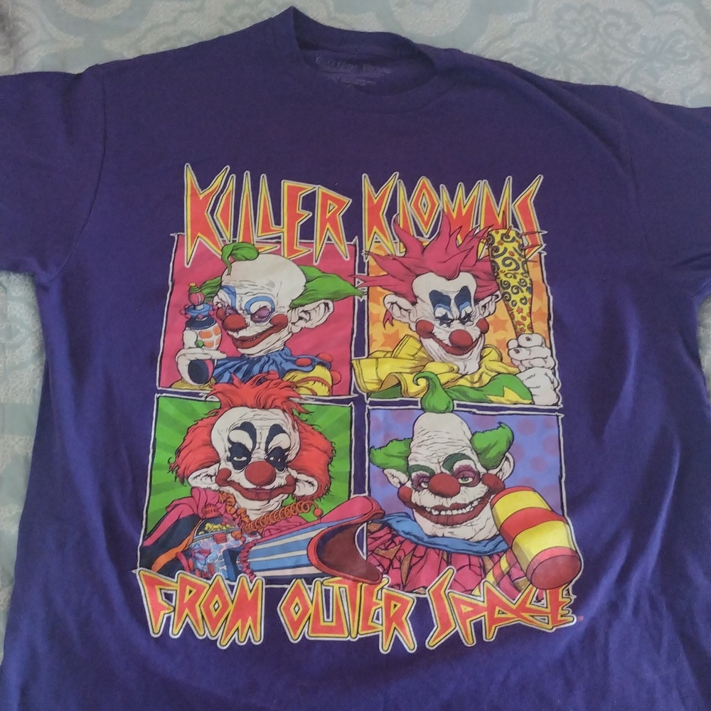 Unisex Purple Killer Clown shirt size M